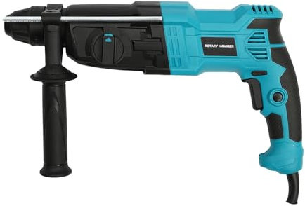 BAOCHADA Corded Electric Powerful Rotary Hammer Drill 800W, Corded Rotary Hammer Impact Drill with Suitcase, Portable Corded Hammer Drill and Screwdriver Drill Bit Set, Pure Copper Motor 1200RPM