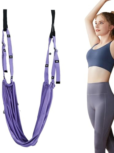 JINGAN Yoga Swing Straps | Yoga Stretching Strap | Stretching Equipment With Door | Aerial Yoga Rope For Back Pa-in | Hammock Swing Stretching Strap Anti- Inversion Yoga Belts