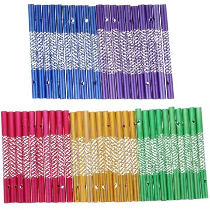 Campanello a Vento,50 PCS Campanelli Eolici Tubo Scacciapensieri da Esterno Campane a Vento in Alluminio per Decorazioni Giardino Casa Albero Terrazzo Decorazioni