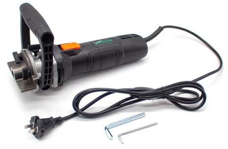 LeTkingok Smussatrice Elettrica Multifunzionale per Metalli 220V, Smussatrice Portatile Ad Angolo R, Utensili Da Taglio Ad Alta Velocità 600W 22000giri/min