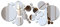 32PCS Espejo Pegatinas Redondas, Acrílico Decorativos Hojas, DIY Miroir Círculo Redondo Espejos para la Decoración Hogar Sala Estudio (Pequeño)