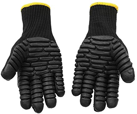 Guantes Anti-Corte, 1 par de guantes de seguridad al aire libre a prueba de golpes antivibración trabajo minero protección resistente al corte aceite Industrial reducción mecánica seguridad trabajo gu