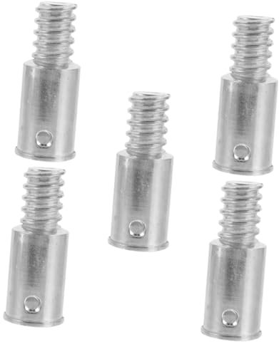 BCOATH 5 Stücke Verlängerung Pole Gewinde Adapter Besen Griff Gewinde Ende Ersatz Für 25mm Stangen