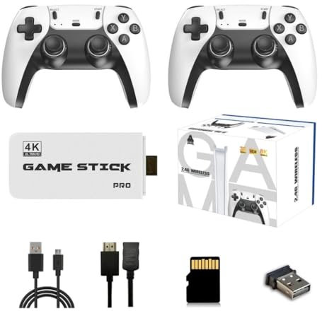 M15 Game Stick 64G Video Game Console 4K UHD Output with 30000+ Retro Games