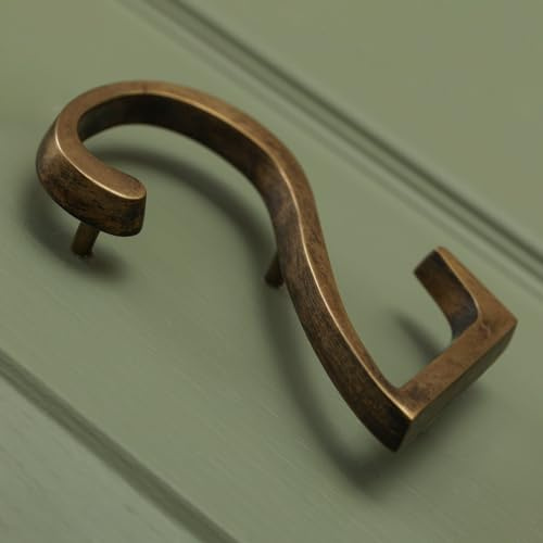 Heritage Brass Floatinig House Number | 5 inch Modern Door Sign Numbers Signs Plaques | Street Home Address Numerals