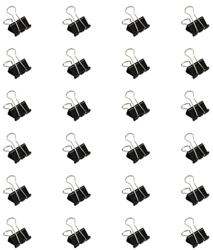 Clips plegables de acero inoxidable 24 % de metal con clip de cola larga para archivar bolsas de alimentos y herramientas de dibujo de acero inoxidable