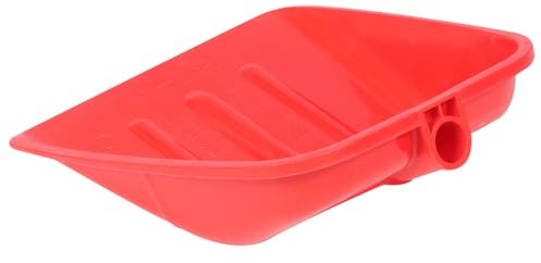 ibasenice Pelle à Neige Multifonctionnelle Plastique Rouge pour Déneigement Jardinage et Alimentation