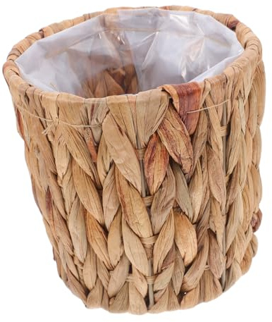 VALICLUD Cesto Di Giacinti Intrecciato Mano Con Dimensioni Cestini Portaoggetti in Naturali Piccoli Vasi Per Piante Organizzatore Per Decorazioni Per Casa
