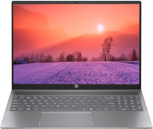 HP Pavilion Lightweight 16 2K Laptop, Ryzen 5 8540U Processor Up to 4.89GHz, 8GB LPDDR5, 512GB SSD, Backlit Keyboard, Windows 11 Home OS, Star Gray, Renewed