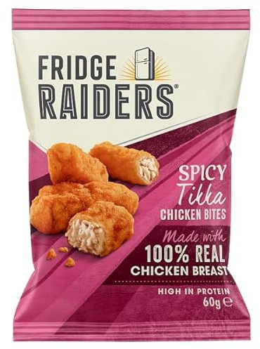 Fridge Raiders Spicy Tikka Chicken Bites 60g | Case of 6
