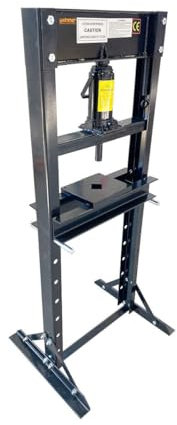 Wimmer Presse d'appui hydraulique d'atelier de 12 tonnes avec cadre de presse, modèle SP12