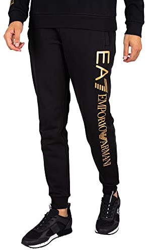 Emporio Armani EA7 8NPPB5-PJ05Z-1205 Joggings & Pantaloni da Tuta Uomini Nero/Oro - M - Pantaloni da Tuta