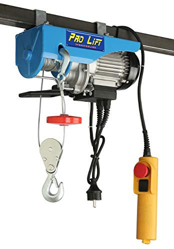 Pro-Lift-Werkzeuge Elektrische Seilwinde 300kg Seilhebezug 230V Motorwinde Seilzug Kran Winde Elektrowinde