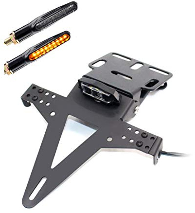 Set Kennzeichenhalter + 2X LED Blinker für Kawasaki ER-6f / ER-6n KZ2