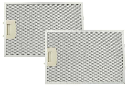 vhbw 2x Filter Metallfettfilter kompatibel mit Bosch DKE665A/05 | DKE665A/04, DKE665A/03, DKE665A/01, DKE685A/01, DKE665A/06 Dunstabzugshaube, Metall