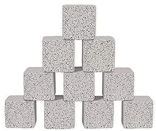 Litewoo 5CM Hamster Lava Chewing Toy Square Pumice Teeth Grinding Stone for Small Animal Hamster Rat Rabbit Chinchilla Guinea Pig (Pack of 10)