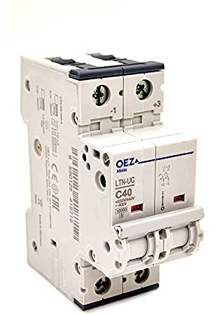 2pol DC Leitungs-Schutzschalter LS 40A bis 440V Made in Germany Solar PV 10kA 2P Gleichstrom Niederspannung Automat