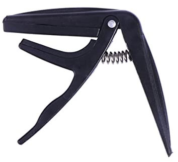 SAFIGLE Ukulele Capo Zinc Alloy Spring-loaded Clamp Easy Clip On Accessories Silicone Padding for Acoustic Ukulele Protects Neck and Fretboard