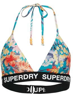 Superdry Damen Triangel-Bikinioberteil mit Logo