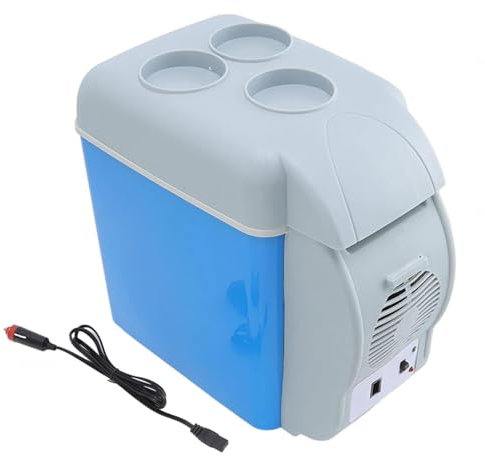 BesBet Mini Nevera PortáTil, 7.5l,Coche 12v,Bajo Ruido Mini Nevera Electrica, con FuncióN De Enfriamiento Y CalefaccióN Refrigerador De Viaje, Regalos Geniales para El Coche