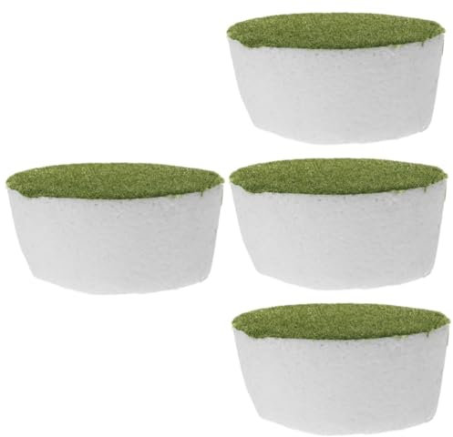 COHEALI 4 Stück Blumenarrangementblöcke aus Schaumstoff Nasse Steckschaum-Hochzeit Blumenschaumschlamm Blumenstecker blumensteckschaum Halter für Blumensockel Schaumblumen basteln