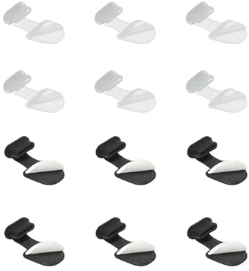 PATIKIL 0.9 Inch USB Type C Dust Plug, 12 Pcs Anti Dust Plug Cover Silicone Charging Cap Port Cover Protector Female End for USB Computer Cell Phone Port Device, Black/White/Clear