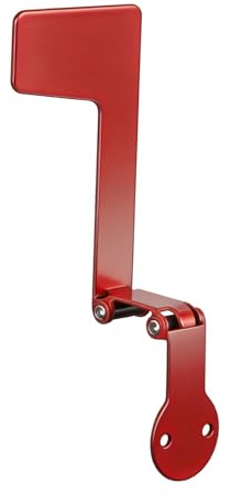 Sharplace Banderín de Buzón Plegable con Estructura Metálica Resistente y Mecanismo Giratorio Suave Fácil de Instalar Compatible con Diferentes Tipos de