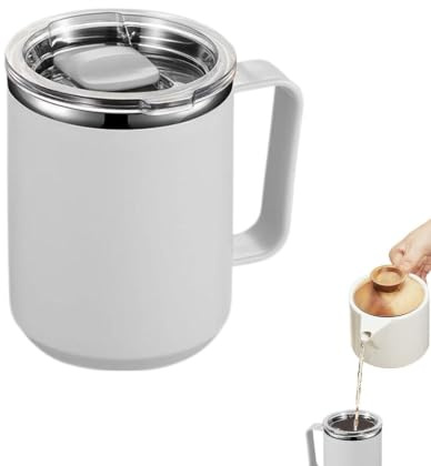 Wmaapg Mug Isotherme Café Tumbler de réutilisable, couvercle