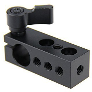 CAMVATE 15 mm Klammer Unternehmer EIN 1/4 Faden für DSLR Plattform Unterstützung Magic Arm überwachen(Schwarz)