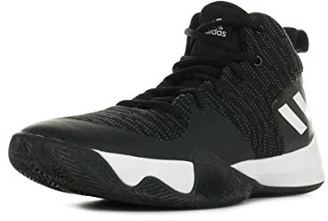 Adidas Explosive Flash, Herren Basketballschuhe, Schwarz (Negbas/Carbon/Ftwbla 000), 40 2/3 EU
