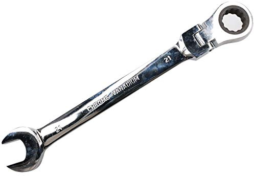 AB Tools 21mm Metric Flexible Flexi Head Ratchet Combination Spanner Wrench 72 Teeth