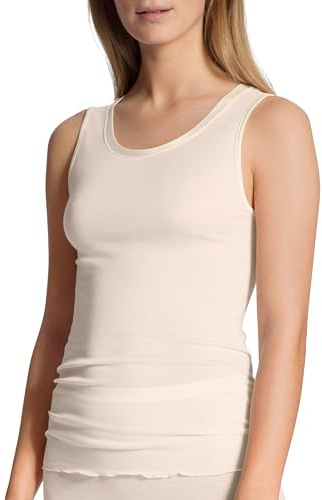 CALIDA True Confidence Tank-Top Damen | aus Wolle-Seide, wärmend, temperaturausgleichend, geruchshemmend