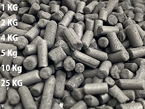 Schahba Pellet de charbon actif de l'aquarium, filtre pour la purification de l'eau du réservoir de charbon actif de purification de l'aquarium (25 kg)