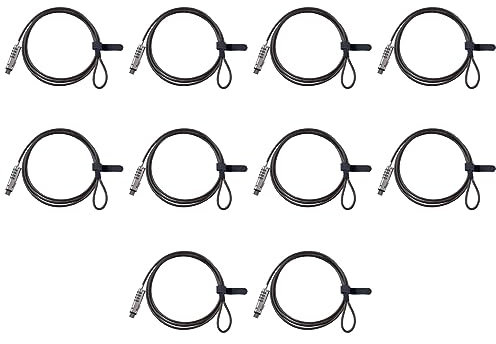 Daroplo 10X 4 Digital Universal Lock USB Laptop Security Cable Lock for Computer