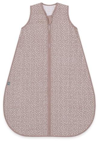 emma & noah Baby Schlafsack 0.5 TOG, Musselin Schlafsack für den Sommer, 100% Bio-Baumwolle, OEKO-TEX Zertifiziert, Atmungsaktiv und Leicht, Strampelsack für Neugeborene (Blume Berry, 70 cm)