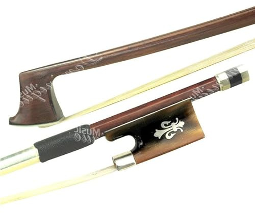 D Z Strad Violin Bow - Model 524 - Brazilwood with Ox Horn Fleur-de-Lis Frog