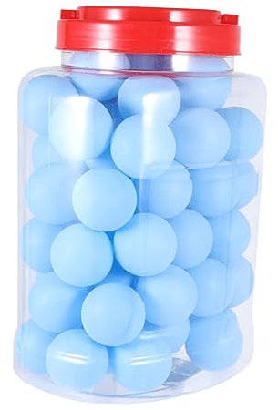 VANZACK Tischtennisbälle 40mm Hellblau 60 Stück Aus Kunststoff Langlebig Runde Übungsbälle Für Anfänger Sportliche Freizeit Und Heimsport