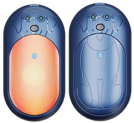 COTOP Uppladdningsbar handvärmare, 2 st 6 000 mAh handvärmare, återanvändbar bärbar elektrisk handvärmare, varm present till barn, män och kvinnor handvärmare för Raynauds, skidåkning