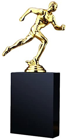 HLUONGTN Trofeo Coppa, Medaglie Premi Trofeo D'Oro Trofeo Campionato Di Maratona Trofeo Premi Eccezionali per i Dipendenti Trofeo in Metallo/D/11X4X23Cm