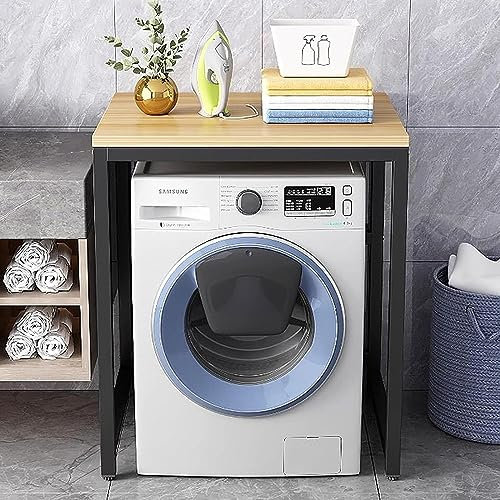 Generisch Armario para la colada, armario superior, estante para lavadora, estante de almacenamiento sobre la lavadora, armario para cuarto de baño, juego de armarios para secadora
