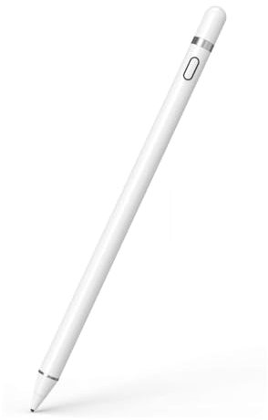 Penna Touch per iPad, Lavora con Android iOS 1.5mm Pennino di Rame USB Ricaricabile Penne per Cellulari Compatibile con Apple iPad/Pro/iPhone/Huawei/Samsung/Lenovo/Galaxy/all Smartphones & Tablet