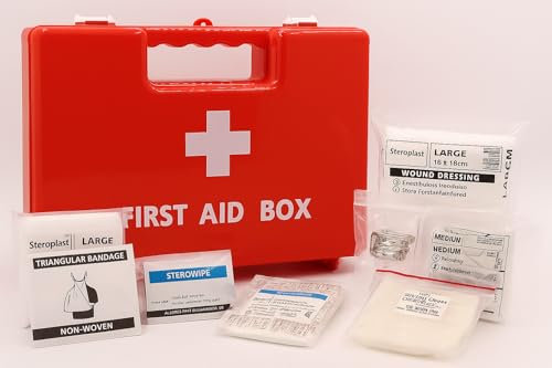 Standard First Aid Kit for 11–20 People – Red First Aid Box | Workplace Compliant Emergency Medical Kit