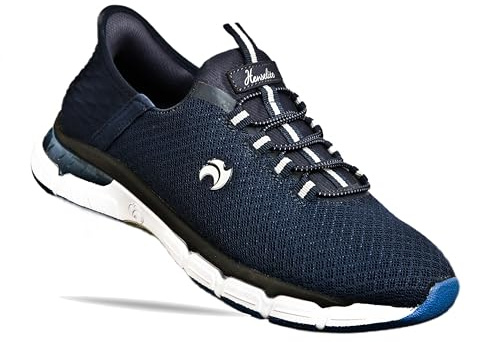 Henselite M115 Men's Lawn Bowling Shoes in Navy or Black.