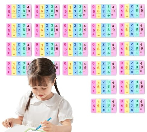 Gomas Mini,Material Escolar de Goma con Diseños | Borrador Matemático Multiplicación División Infantil | Para Estudiantes Recompensas De Aula Práctica