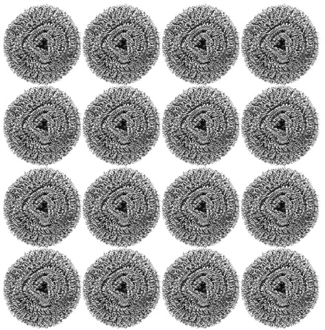 ORFOFE Estropajos de Alambre de Acero Resistentes para Cocina 50 Unidades de 15g Bolas Metálicas Multiusos para Limpieza Profunda de Ollas Sartenes y Utensilios Domésticos