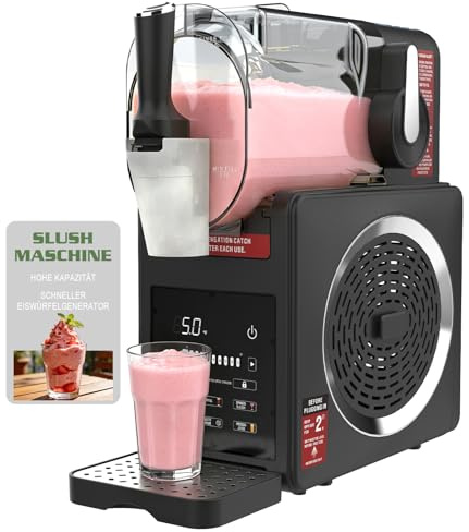 WoRaum Slush Maschine selbstreinigend für Zuhause – 5 Programme, 2L Kapazität, ohne Eis, mit Turbo-Freeze & 12h Haltefunktion,Slush Maschine mit Programmen (Slush Maschine 2L)
