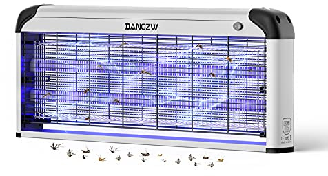 Lámpara Antimosquitos Eléctrica 2500V, 40W UV Exterminador de Insectos, Mata Moscas con Bandeja Extraíble, Trampa para Mosquitos para Casa, Cocina, Dormitorio, Salón