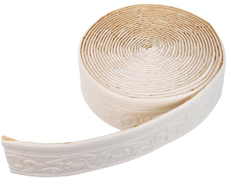 NOLITOY Moldura autoadhesiva para zócalo, adhesivo de pared de espuma flexible, tira protectora de esquina para paredes, rodapiés, bordes fáciles de instalar