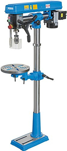 Perceuse à colonne radiale avec transmission à Courroie et table pivotant et inclinable Fervi 0857