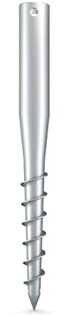 MAXERIO 60 cm Core Schraubfundament; Ø 60 x 2; M12